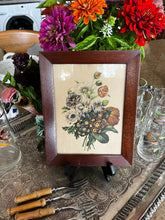 Vintage Autumn Flowers Print